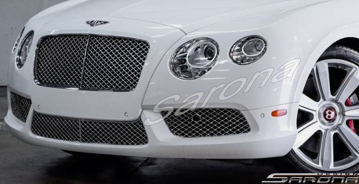 Custom Bentley GTC  Convertible Front Bumper (2012 - 2015) - $1190.00 (Part #BT-066-FB)